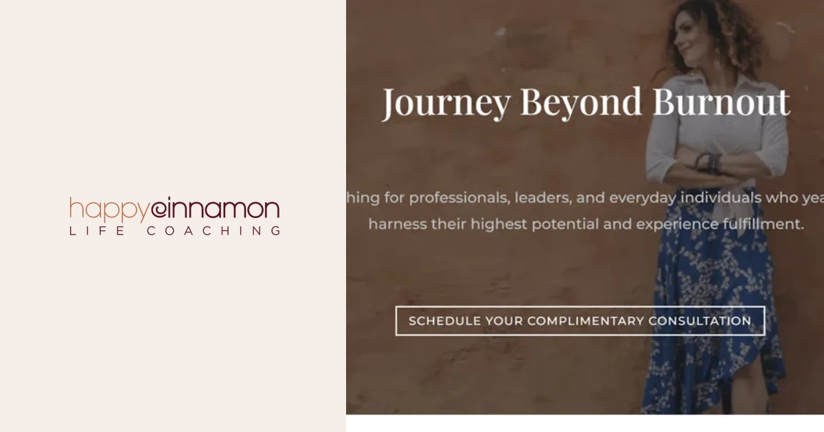 Life Coaching Website Redesign
