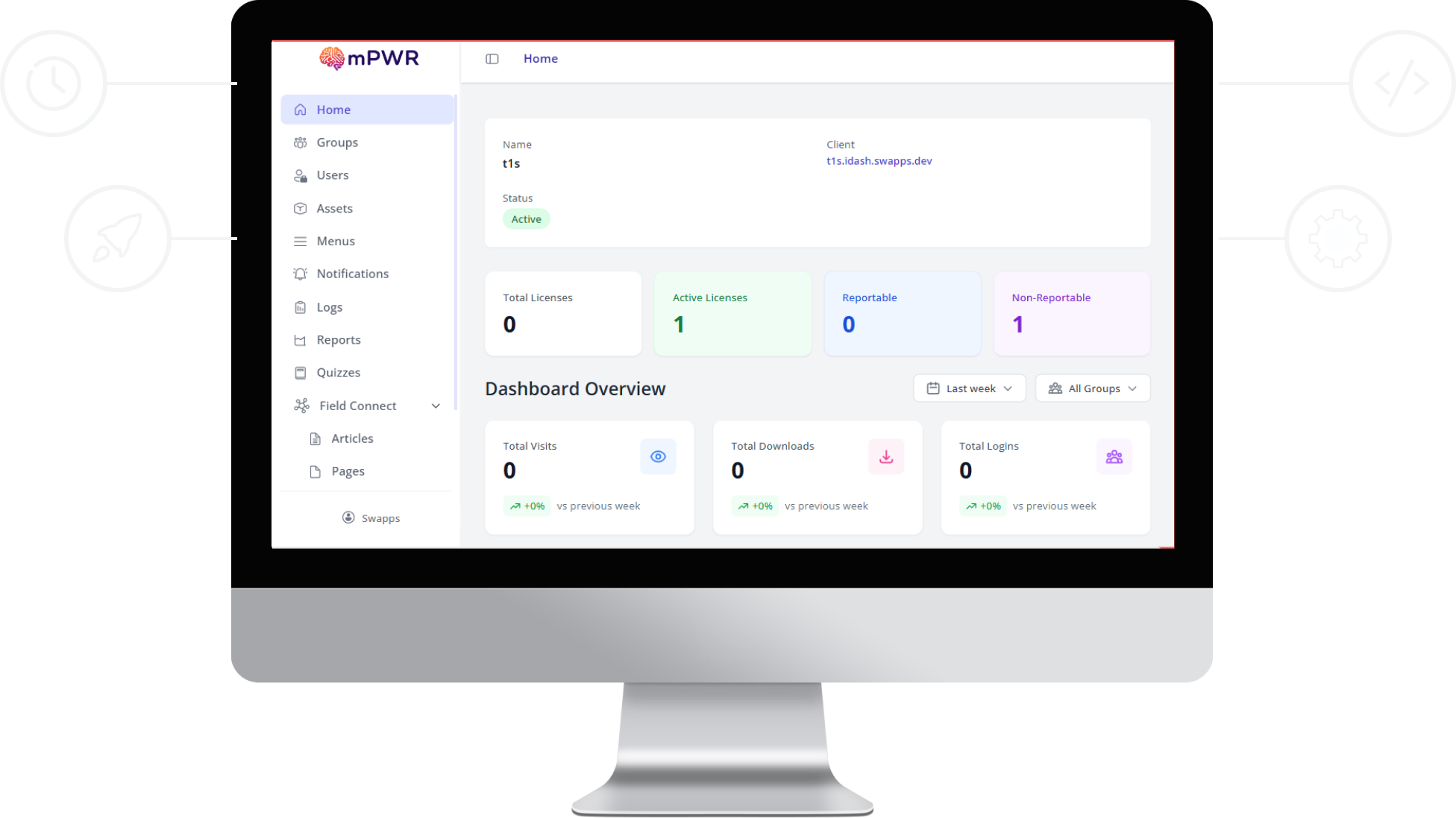 mPWR: a scalable platform for<br/>interactive healthcare content