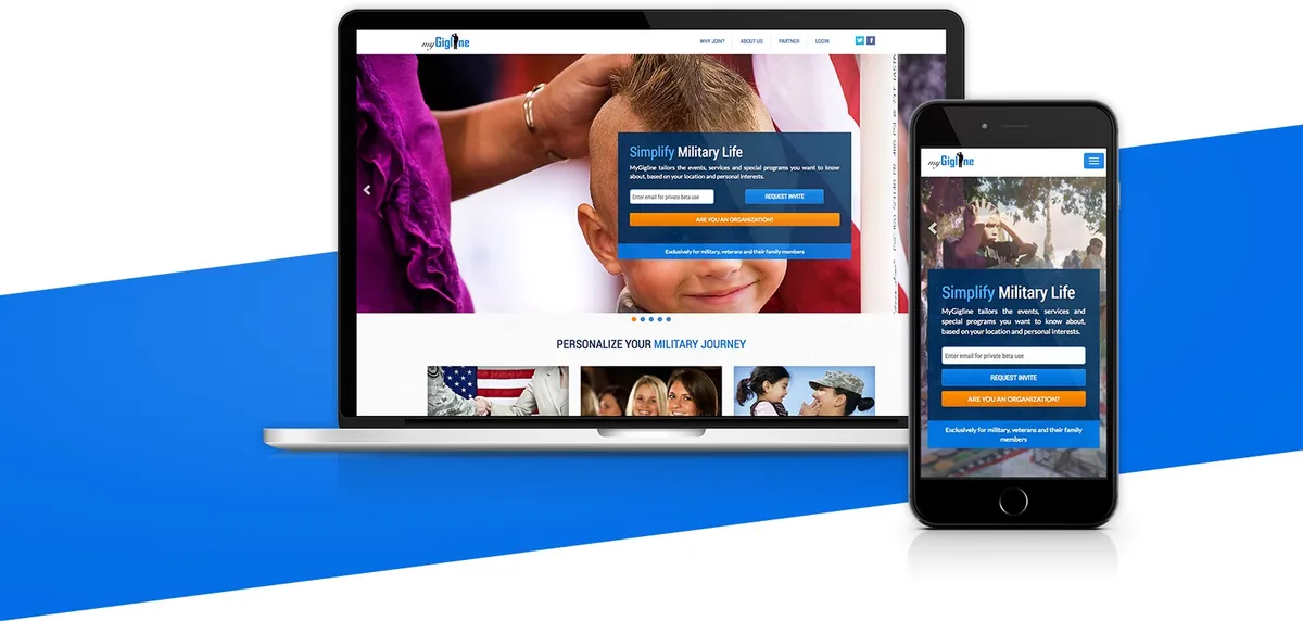 MyGigline: connecting the<br>military community with resources