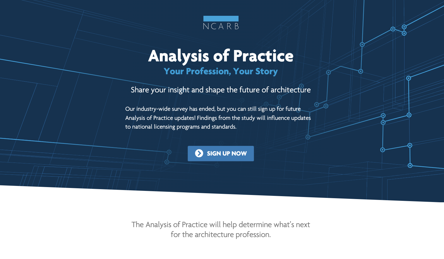 Analysis of Practice Website Mockup
