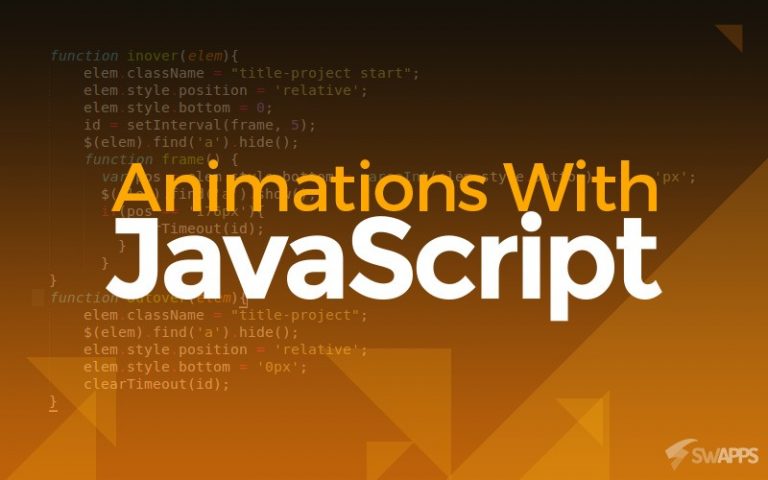 Animations with JavaScript