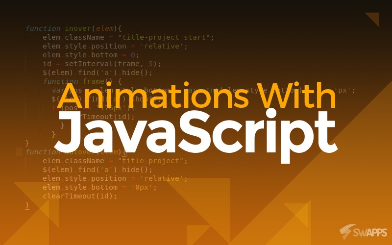 Animations with JavaScript - Swapps