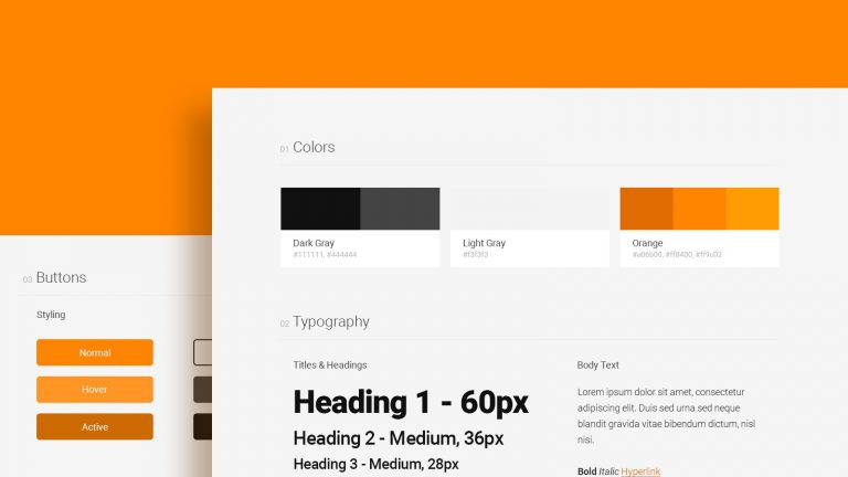 Visual Coherence for Web Design using Style Guides
