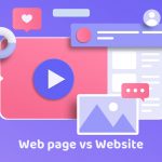 web page vs website