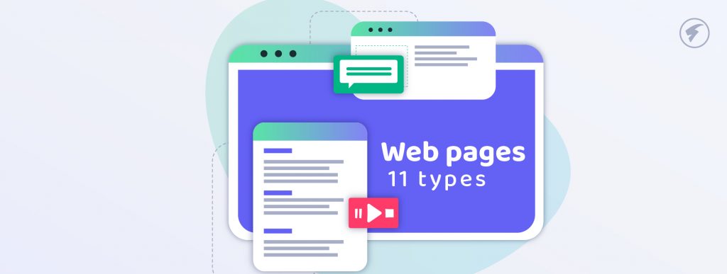 11 types web pages